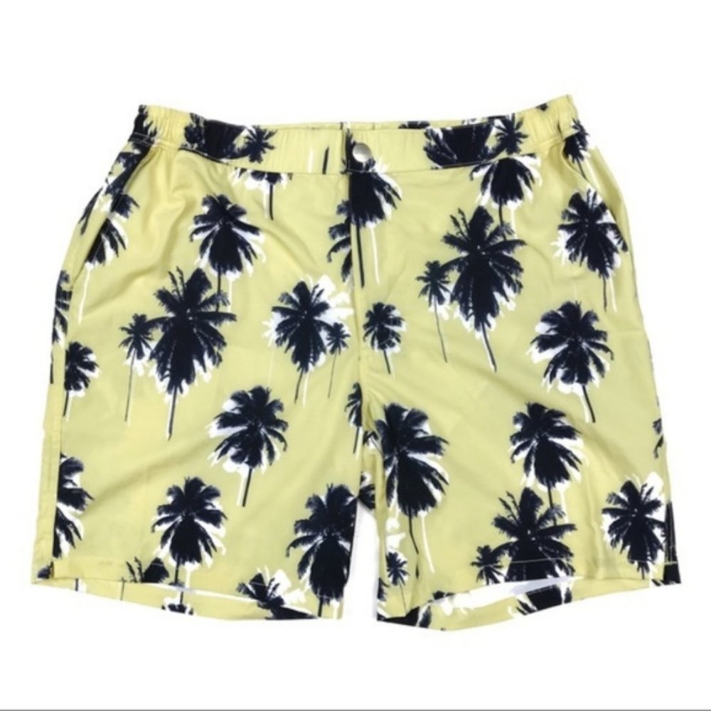 Mosmann Australia Yellow Palm Tree Swim Sh…